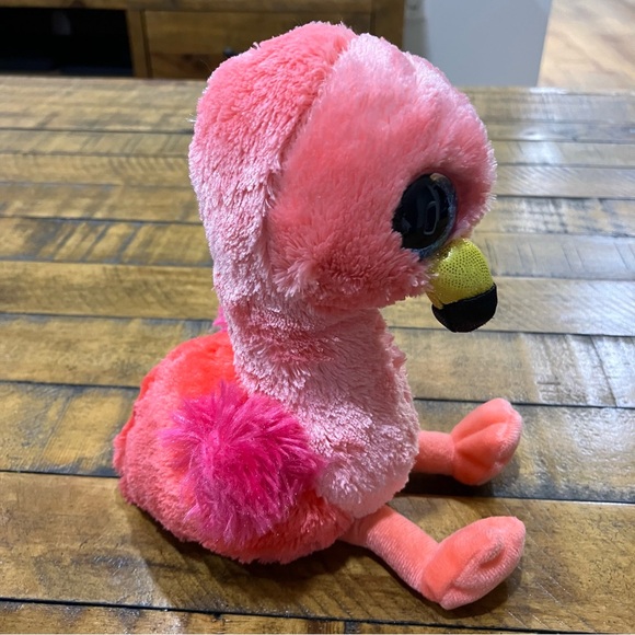 Ty Beanie Boos | Gilda the Flamingo stuffed animal - Picture 6 of 7